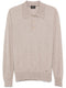 fine-knit polo shirt